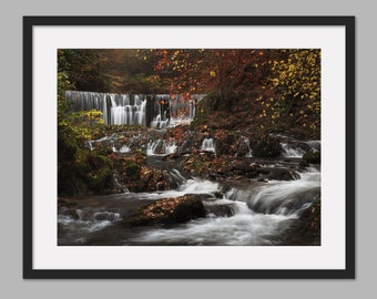 Stock Ghyll Waterfall, Lake District Print - Photographic Print, Canvas, Wall Art, Photo Print