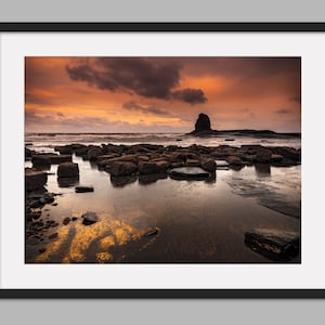 Black Nab, Saltwick Bay, Whitby, North Yorkshire - Fotodruck, Leinwand, Wandkunst, Fotodruck