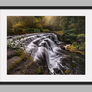 Monsal Weir Waterfall Print: Peak District Landscape Photography