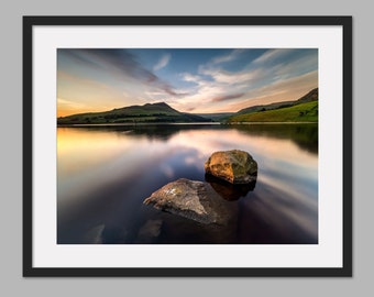 Dovestone Reservoir, Peak District Print - Photographic Print, Canvas, Wall Art, Photo Art Print