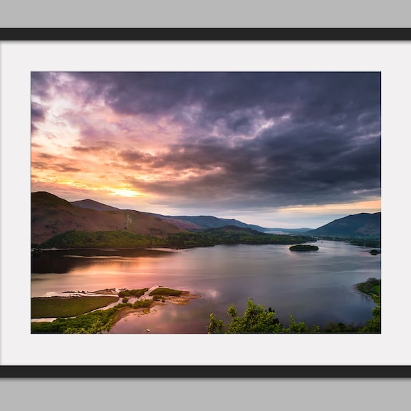 Surprise View Derwentwater, Lake District - Fotodruck, Leinwand, Wandkunst