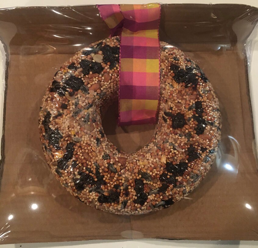 Honey coated Bird Seed Ring 7 inches x 2.5 inches Etsy