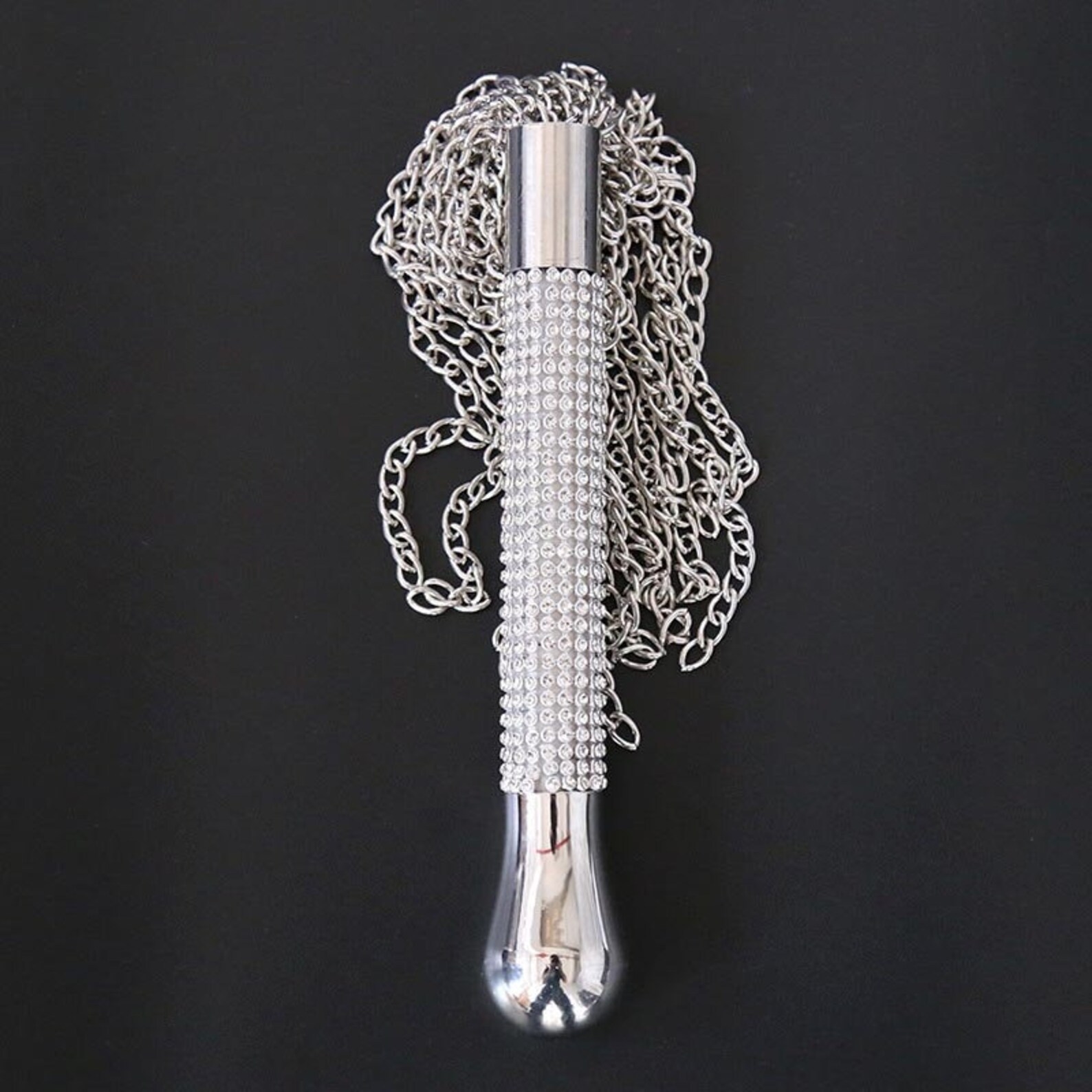 Sexy Rhinestone Chain Link Flogger Whip Etsy