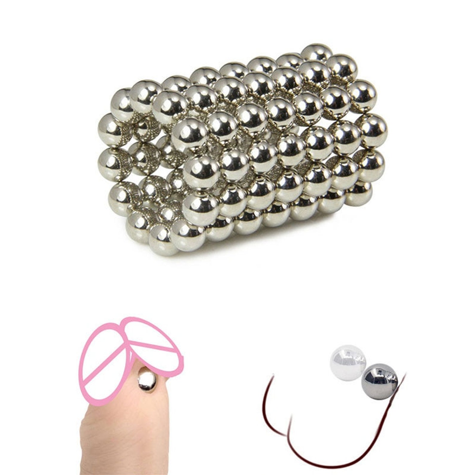 Nipple Clamps Orbs Vagina Clitoris Stimulator Etsy