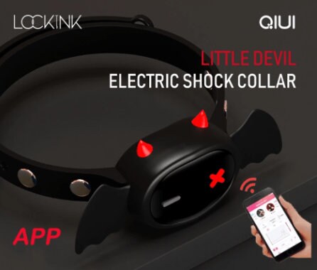 Qiui App Remote Electric Shock Collar With Multiple Modes