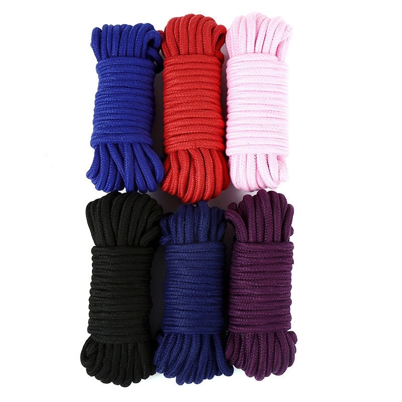 5m/10m Bondage Rope Thick Cotton Restraint