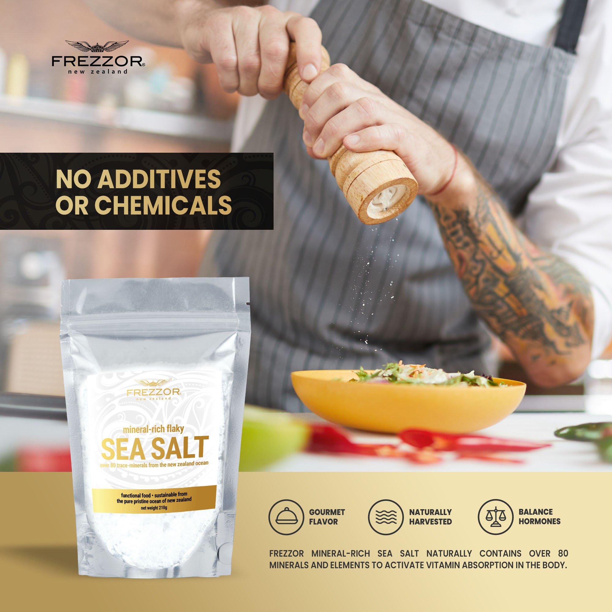 New Zealand Sea Salt Flakes 100% Natural Pure Mineral Rich Kosher ...