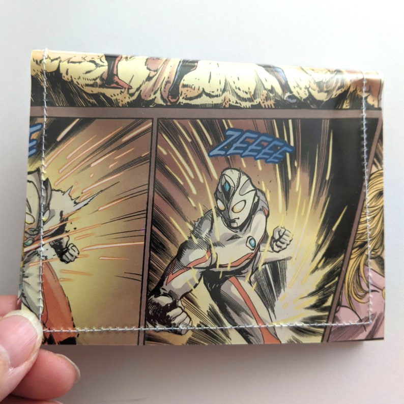 Ultraman Recycle Comic Book Manga Pages Vinyl Wallet