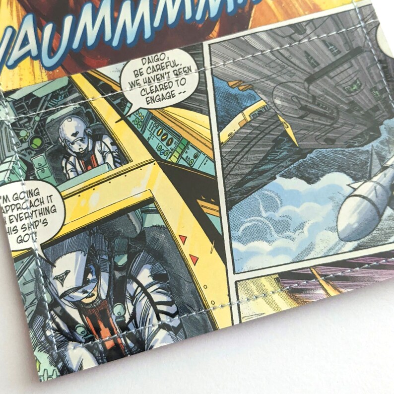 Ultraman Recycle Comic Book Manga Pages Vinyl Wallet