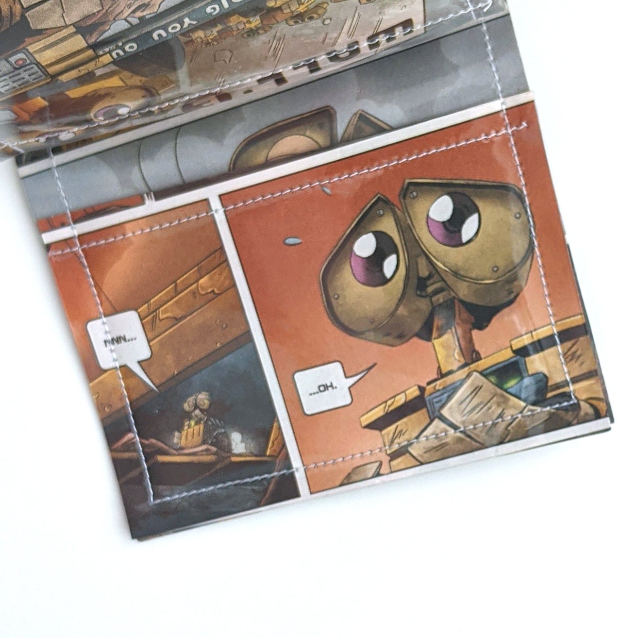 WallE WallE Recycle Comic Book Manga Pages Vinyl Wallet Etsy