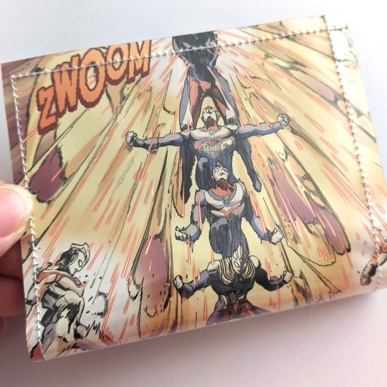 Ultraman Recycle Comic Book Manga Pages Vinyl Wallet