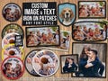 Custom Image & Text Iron On Patches