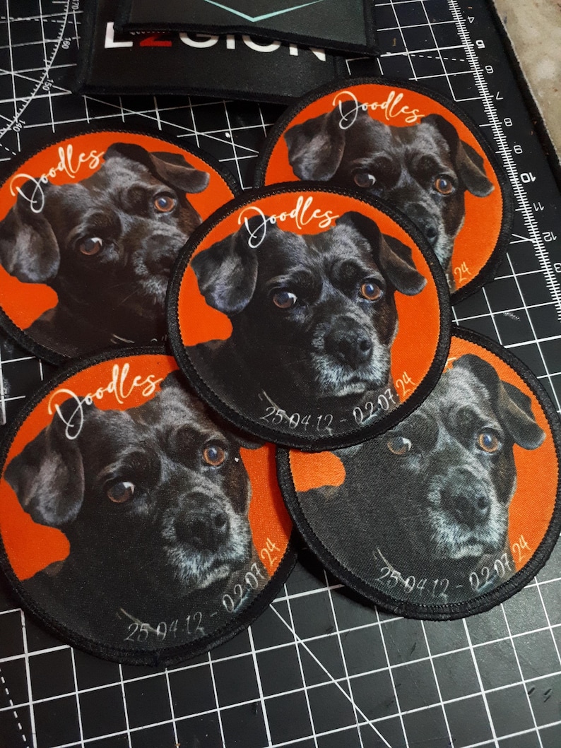 Custom Image and Text Hook&Loop Patches image 2