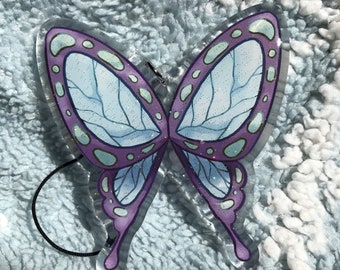 Anime vlinder broche sleutelhanger