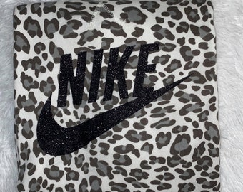 nike black cheetah print shoes