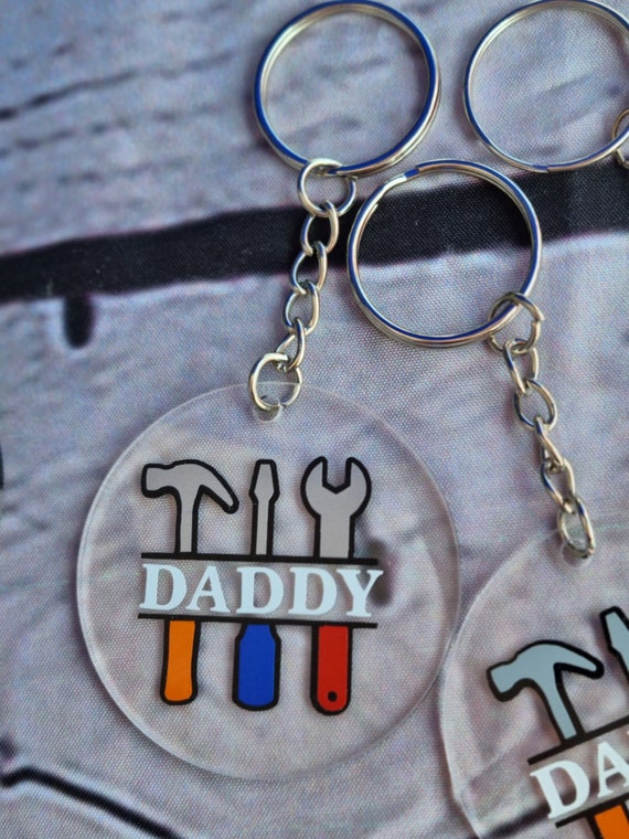 Fathers Day Craft 12 Sets Father's Day Bead Keychain Craft Kit DIY