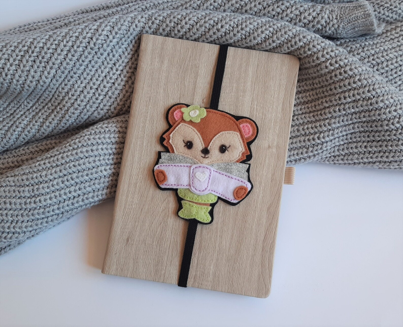 Felt Bookmark Bear Bookmark Handmade Gifts Planner Band Etsy