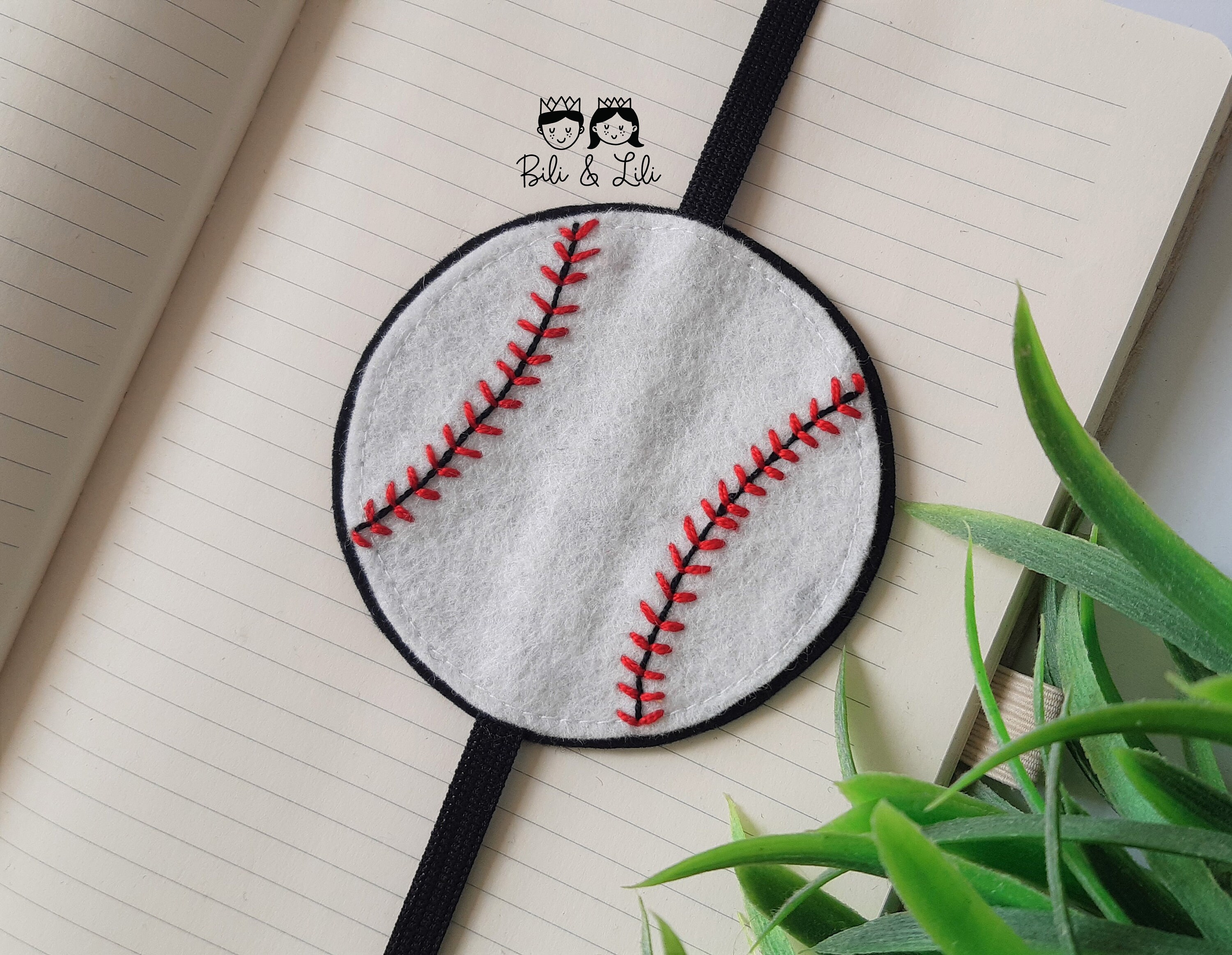 Felt Bookmark Baseball Bookmark Handmade Gifts Planner Etsy