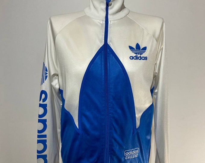 Adidas Chile 62 Tracksuit Jacket Men's Size S Blue White Etsy
