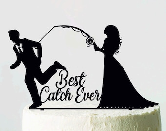 Best Catch Ever Cake Topper - Etsy