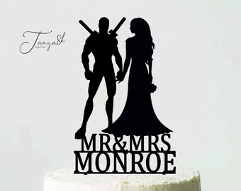 Deadpool Cake Topper Etsy Deadpool Cake Topper Etsy