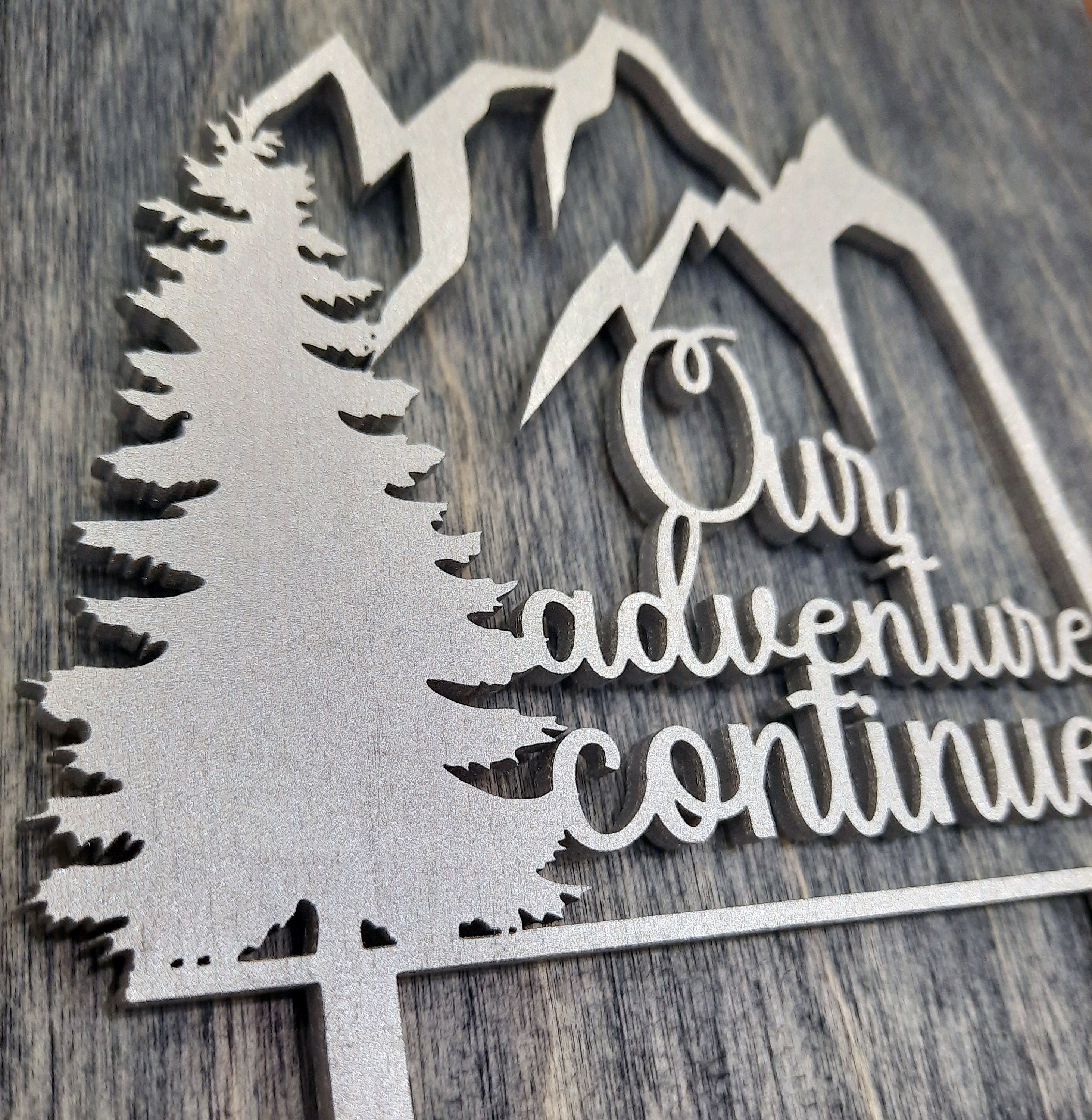 Mountain Wedding Cake Topper Wandelen Paar cake topper | Etsy