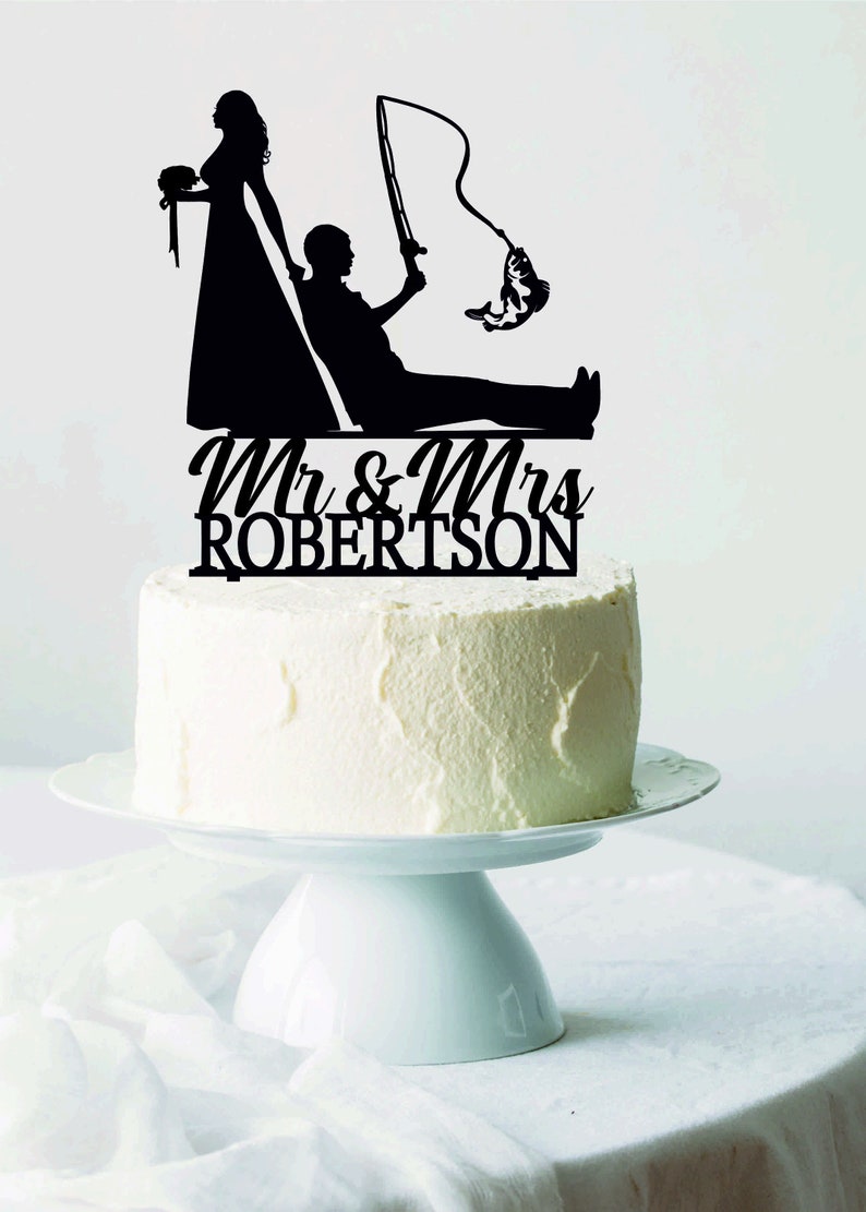 Bride Pulling Groom Wedding Cake Topper Bride Dragging Groom Etsy