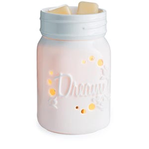 Dream Mason Electric Midsize Illumination Fragrance Warmer – Wax Melt Warmer for Small Spaces
