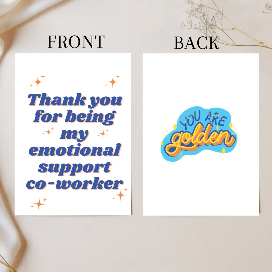 Goodbye Card for Coworker Printable Farewell Goodbye Gift for Coworker ...