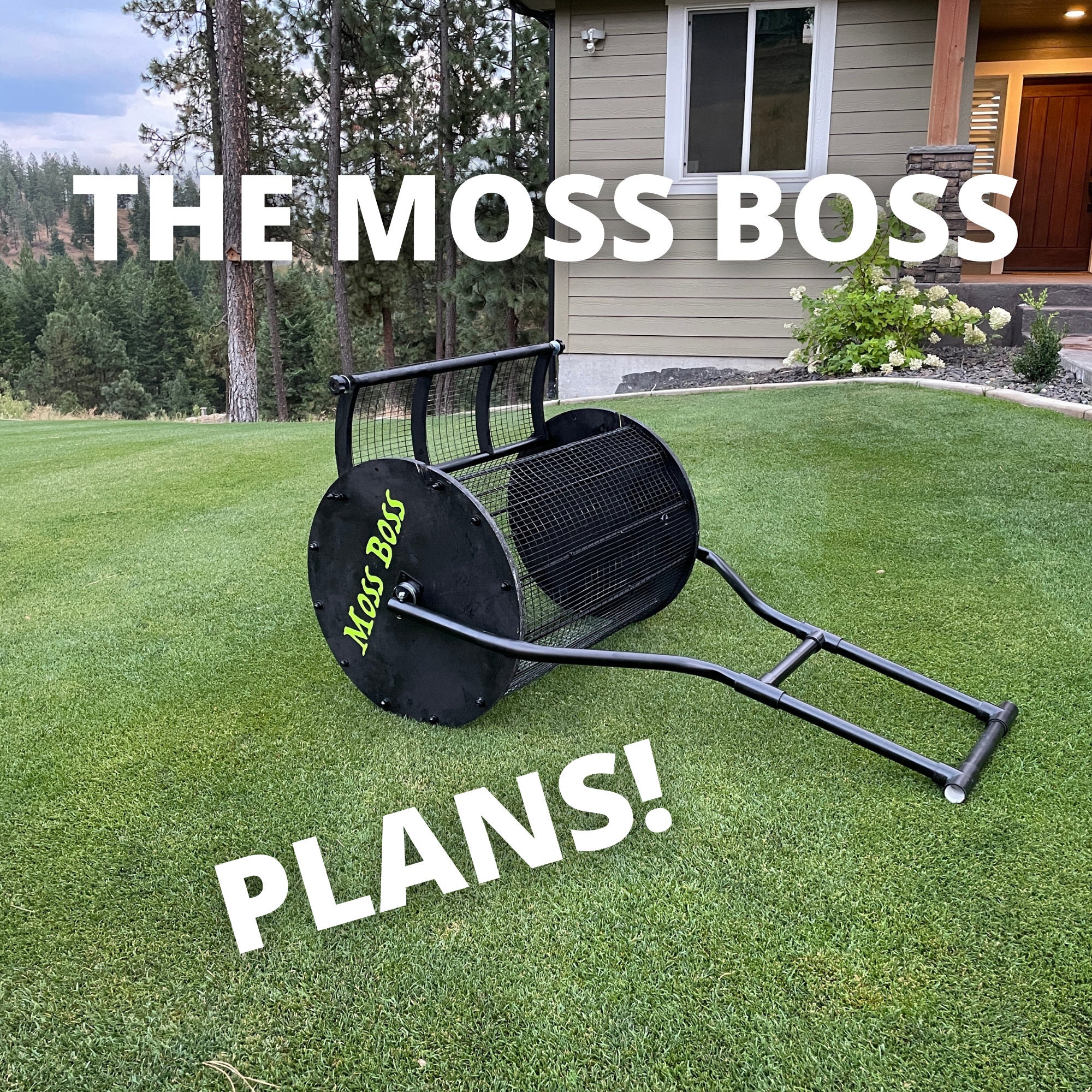 THE MOSS BOSS Diy Peat Moss Roller/ Roller Plans. - Etsy Hong