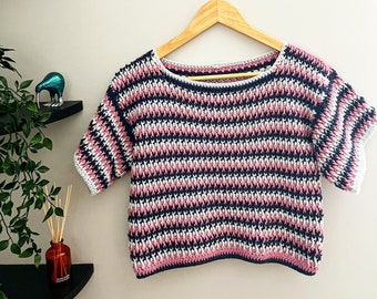 Pine tee - crochet pattern - downloadable PDF