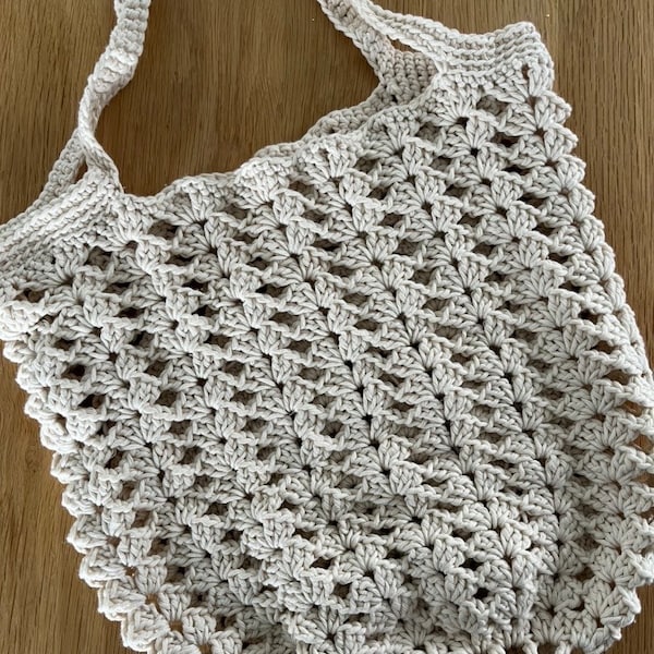 Shopper/market bag crochet pattern - downloadable PDF