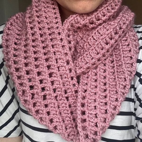 Modèle au crochet Foulard infini Roma - PDF téléchargeable