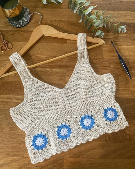 完売品⭐︎gypsohila⭐︎Daisy Crochet Strap[Long] Pattern + Video Tutorial Crochet Bag Strap, Daisy Flower