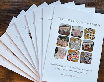 Libro de patrones de crochet Grandma Square: 10 patrones sencillos (libro físico)