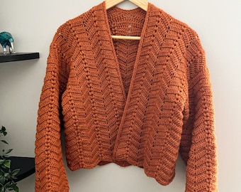 Riptide Cardigan - crochet pattern - downloadable PDF