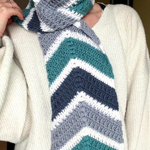 Riptide scarf crochet pattern - downloadable PDF