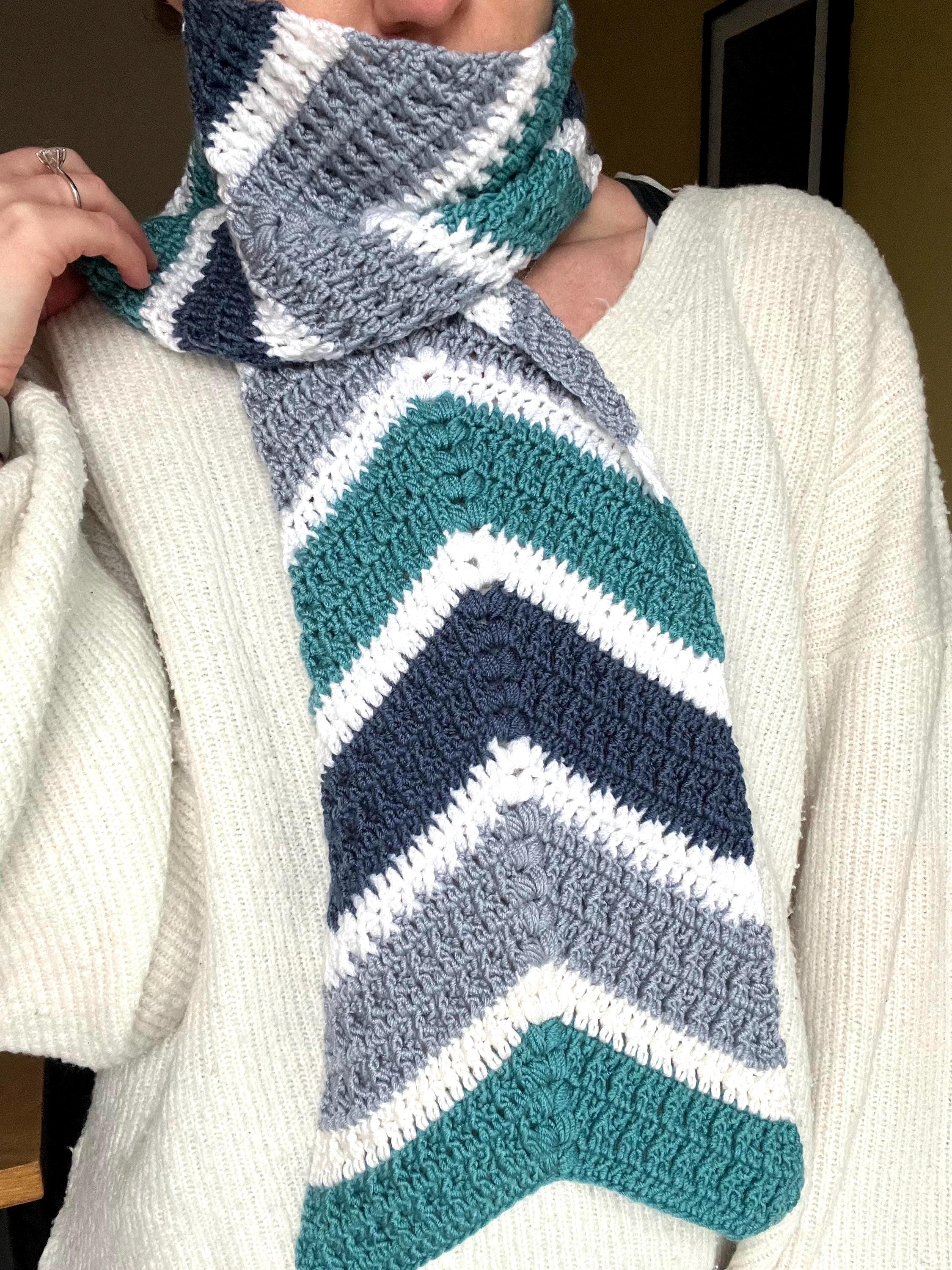 Riptide Scarf Crochet Pattern - Downloadable PDF - Etsy, image size:2250x3000