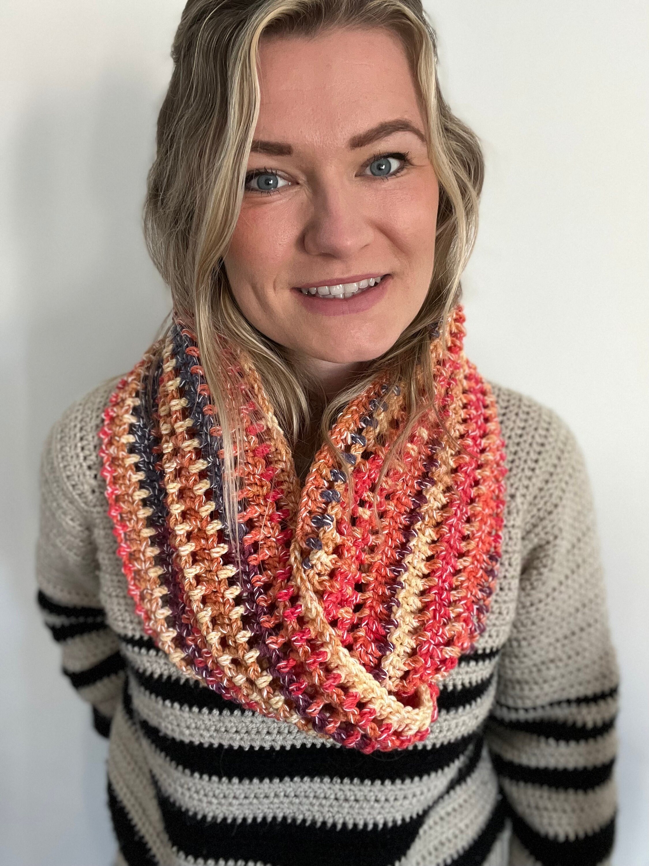 Roma Infinity Scarf Crochet Pattern - Downloadable PDF - Etsy