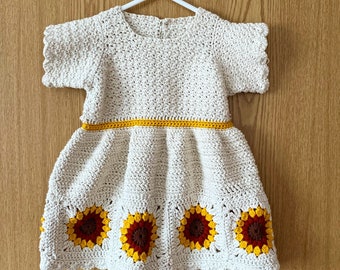 Farlie dress - crochet pattern - downloadable PDF