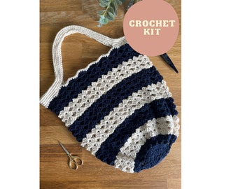 Market bag crochet kit - perfect gift for crafty beginners!