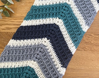 Riptide scarf crochet pattern - downloadable PDF