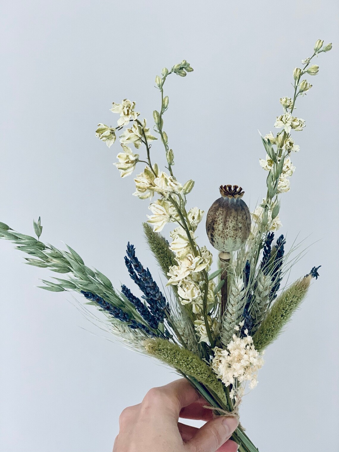 Natural Dried Flowers Posy Everlasting / Dried Flowers Etsy