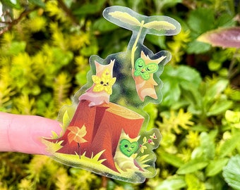 Korok Aufkleber / Legend of Zelda Aufkleber / Breath of the Wild Aufkleber / Tears of the Kingdom Aufkleber / Nintendo Botw Spiel Aufkleber
