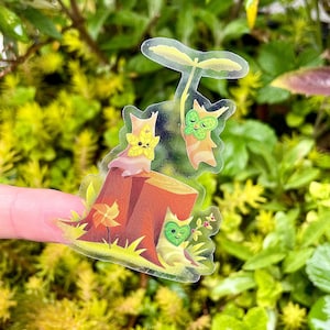 Korok Sticker / Legend of Zelda Sticker / Breath of the Wild Sticker / Tears of the Kingdom Sticker / Nintendo botw Game Transparent Sticker