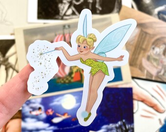 Tinkerbell Fairy Disney Sticker / Pixie Dust Stickers / Peter Pan Stickers