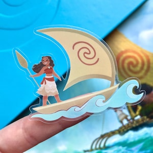 Wayfinder Princess / Moana Vaiana / Ocean Sea Disney sticker / Moana 2 Sailing Voyage stickers / parken DLR WDW DLP
