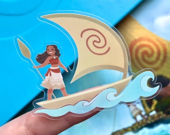 Wayfinder Prinzessin / Moana Vaiana / Ocean Sea Disney Sticker / Moana 2 Sailing Voyage Stickers / Parks DLR BTW DLP