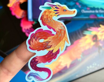 Drachen Sticker / Alebrije Sticker / Tier Mystische Drachen Fantasy Sticker