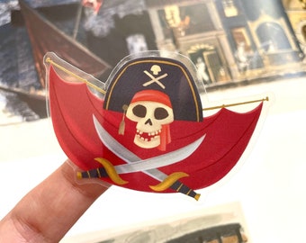 Piraten Sticker / Fluch der Karibik Aufkleber / Disneyland Disney World Aufkleber Jack Sparrow Piraten Totenköpfe